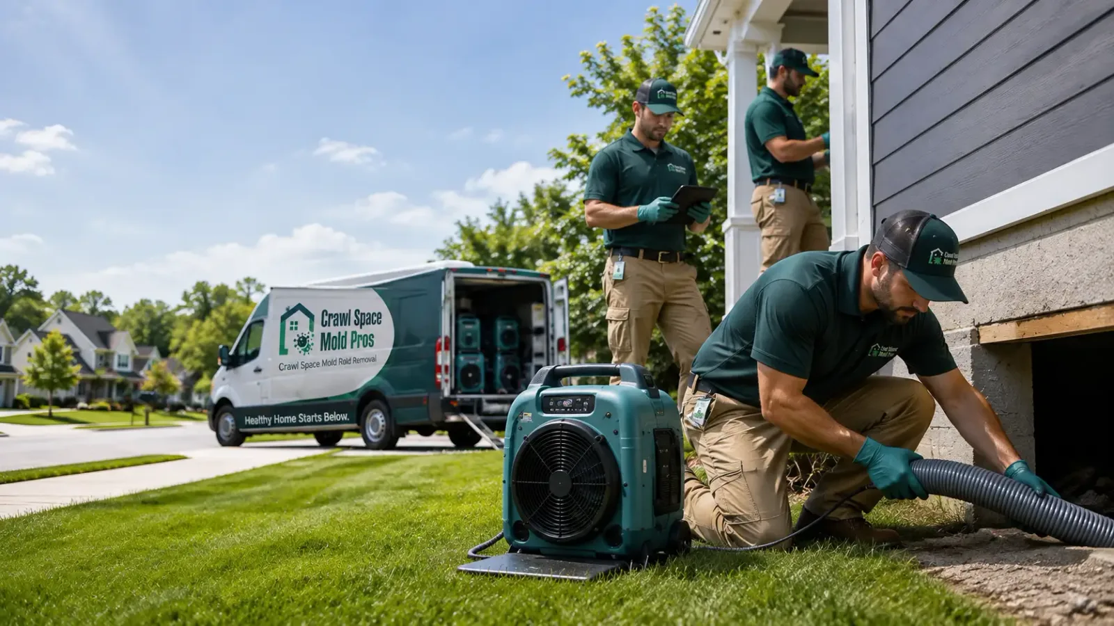 Crawl Space Mold Removal in Irondale, MO